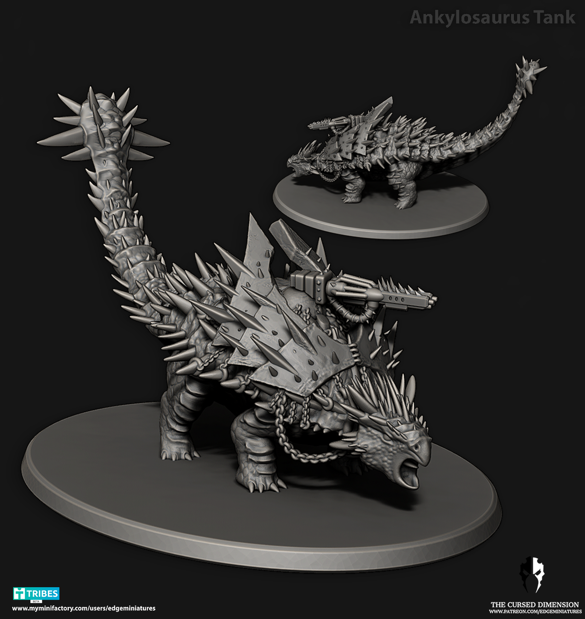 Dino Riders (Complete Set) – Space Desert Elves by Edge Miniatures