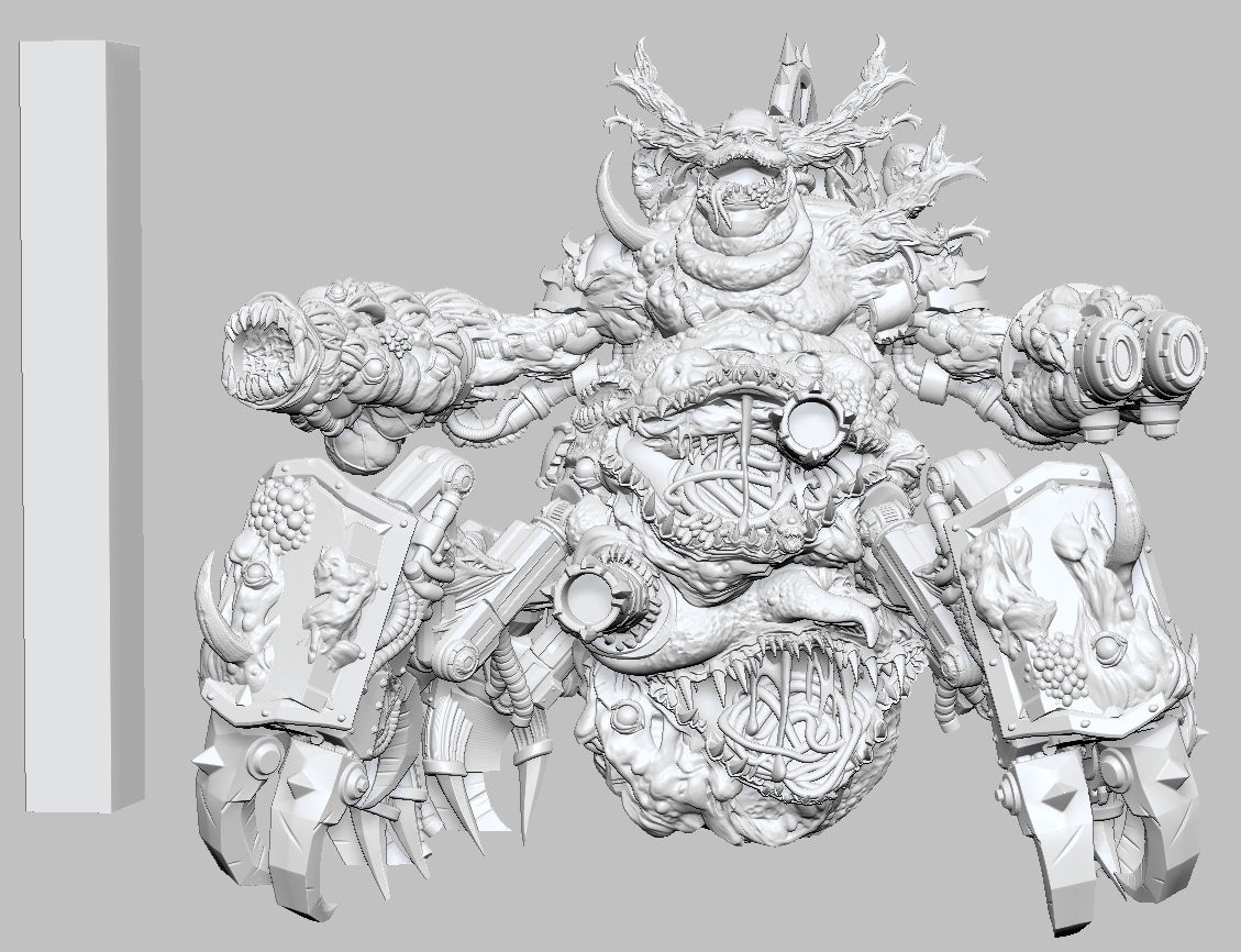 Fat Bastard by 3DArtGuy | Heroic Scale Resin Printed Miniature (110mm Tall)