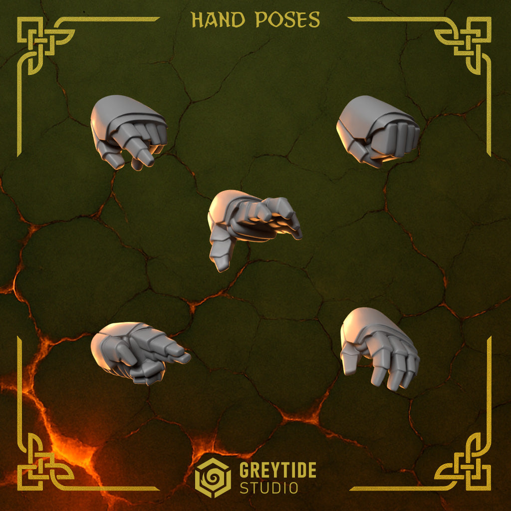 Anvil Wardens by GreyTide Studio – Hand poses