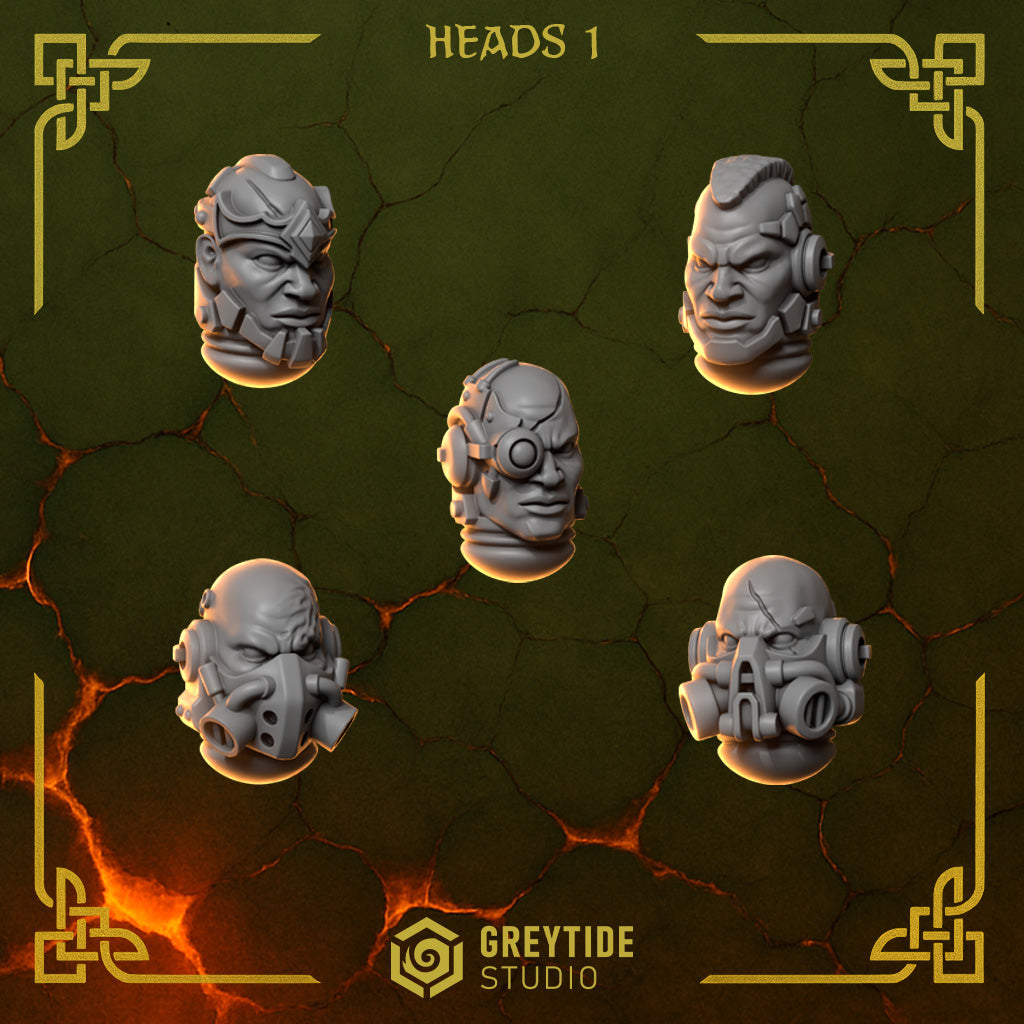 Anvil Wardens by GreyTide Studio – Heads1