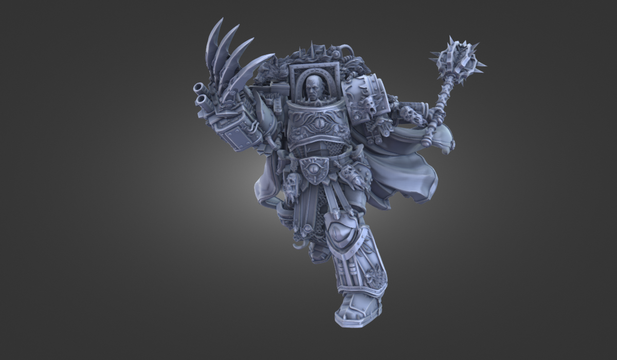 Lord of War by 3DArtGuy – Resin Printed Galactic Progenitor Character