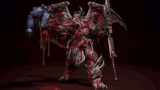 Possessed Warrior by 3D Art Guy – Resin Printed Grimdark Sci-Fi Mini (28/32mm)