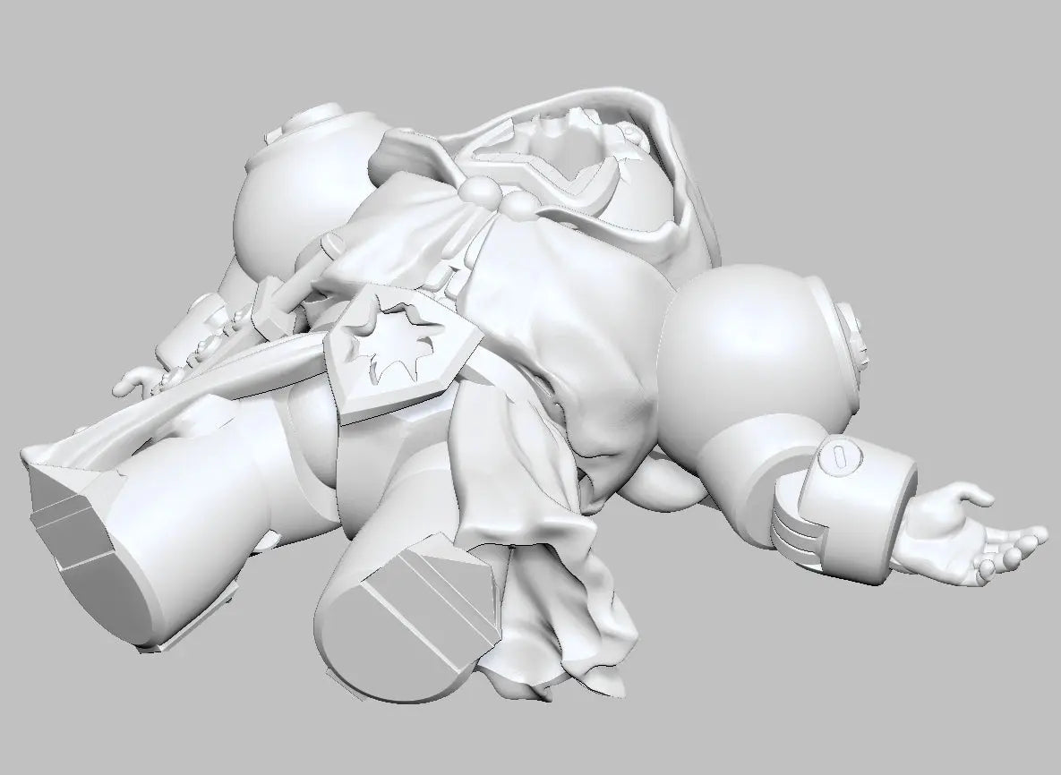 Robed Warrior (Psycho Warrior) by 3DArtGuy 32mm scale, 50mm, Miniature War Gaming Figure, Space King My Store