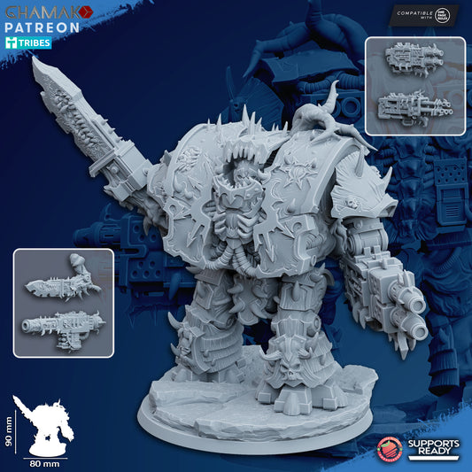 Cursed Sarcophagus by Ghamak Fantasy 28/32mm Scale Miniature, 90mm Tall