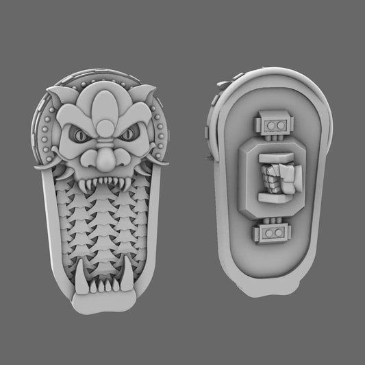 Cyber Samurai Oni Style Mega Shield RIGHT