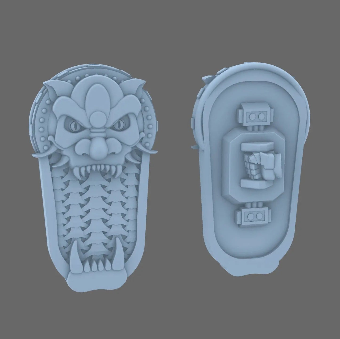 Cyber Samurai Oni Style Mega Shield RIGHT