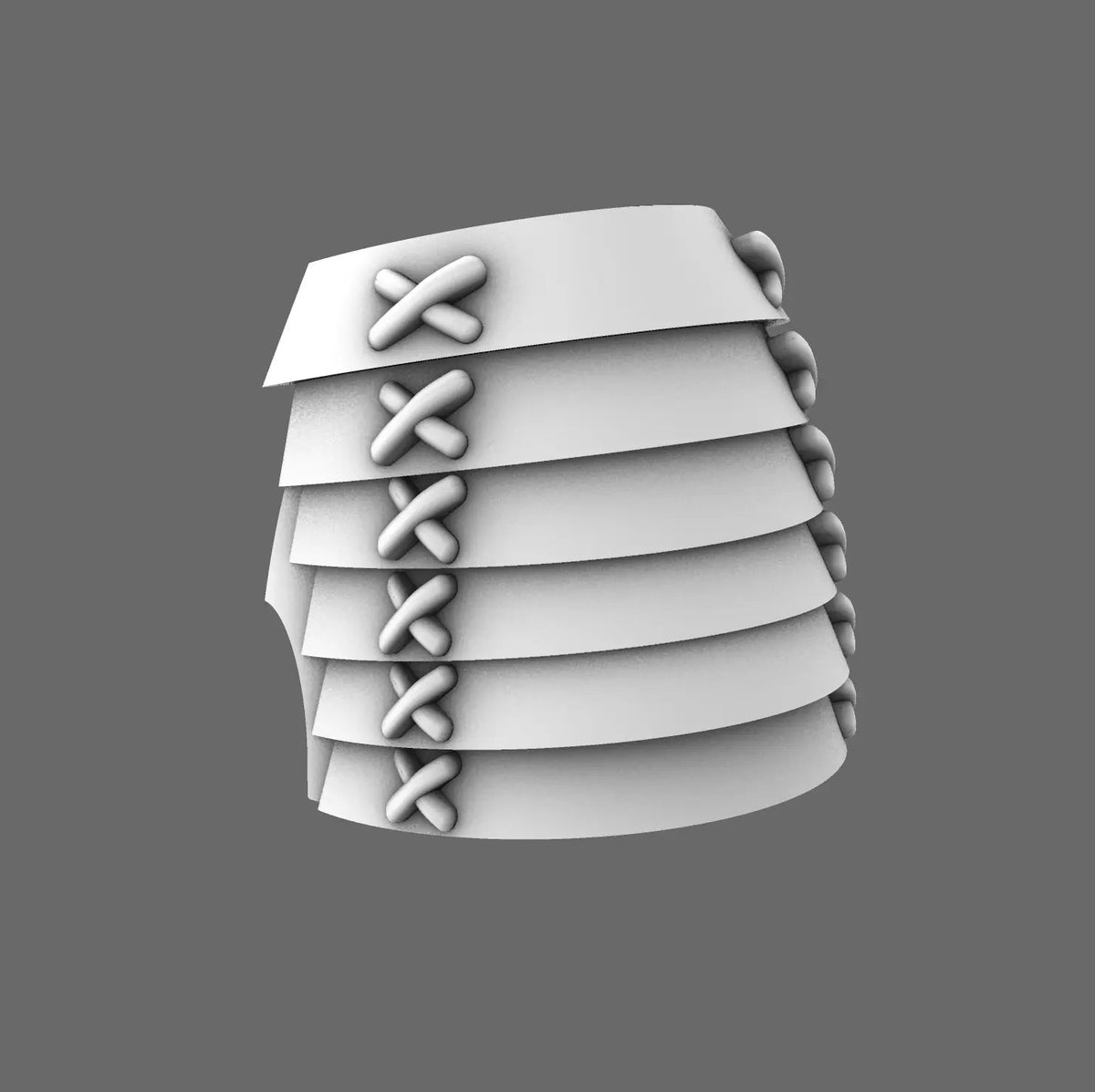 Cyber Samurai V7 Bushi Shoulder Pads Type C