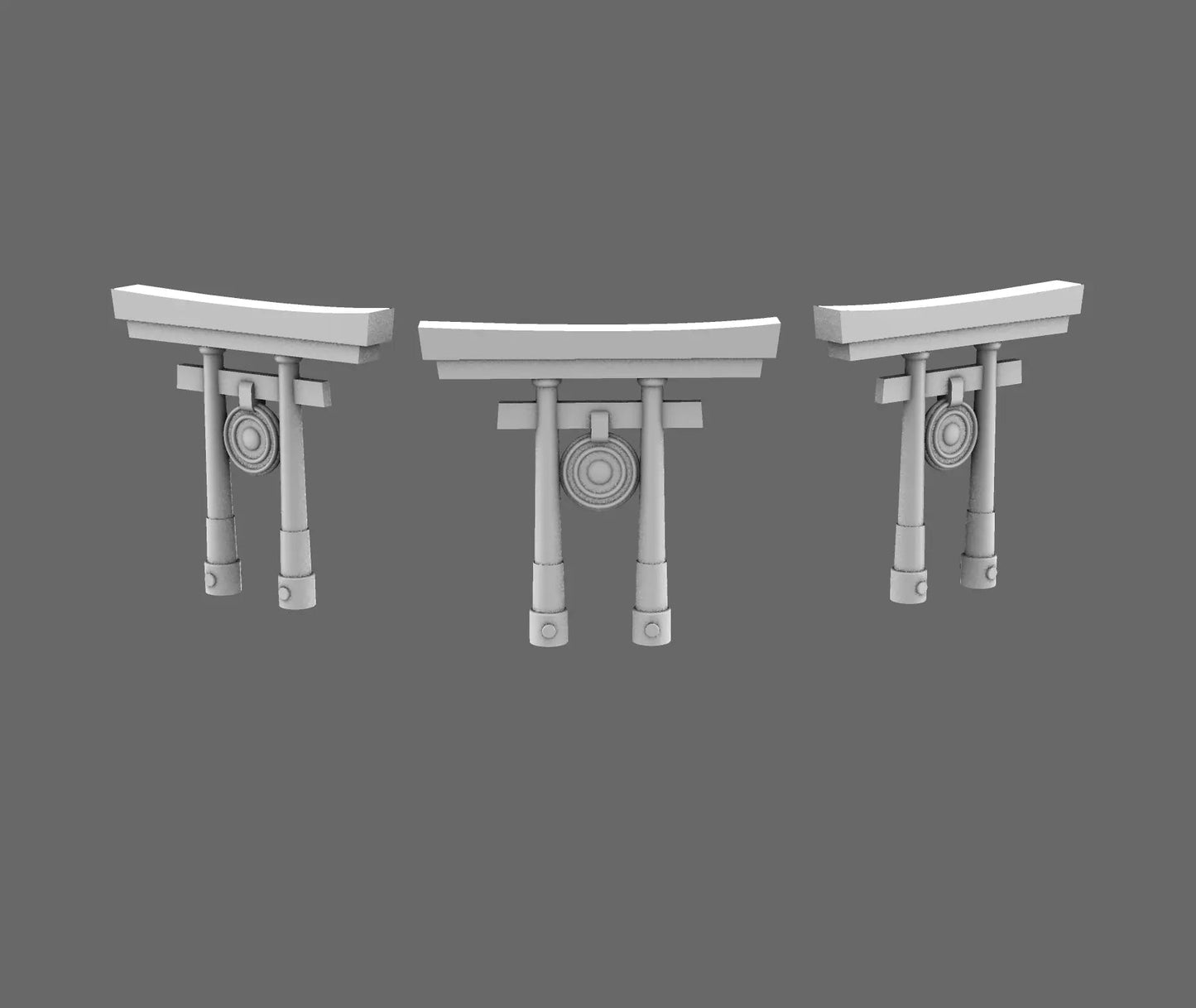 Cyber Samurai Back Pack Addon Shinto Arch B