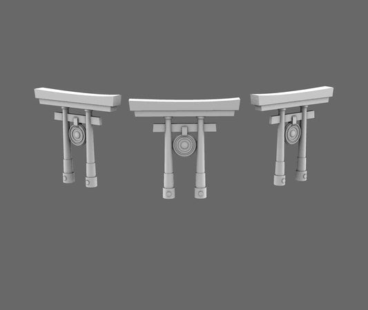 Cyber Samurai Back Pack Addon Shinto Arch B