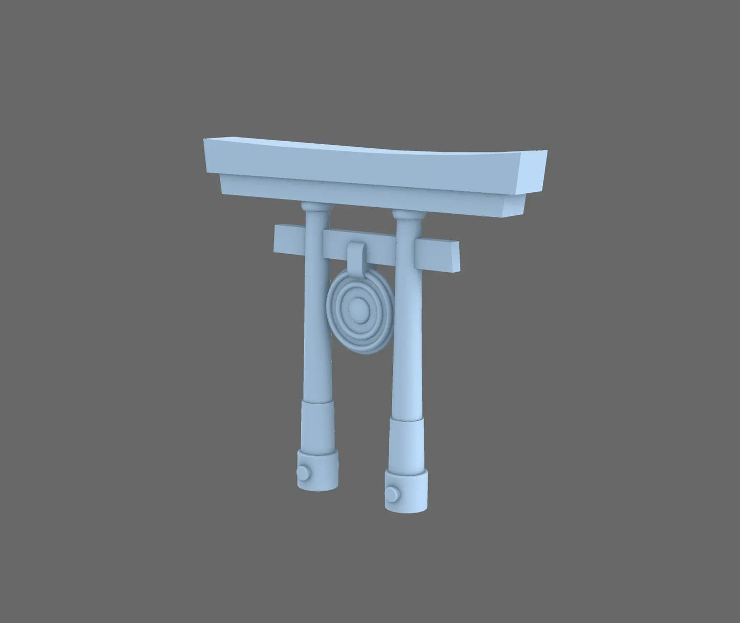 Cyber Samurai Back Pack Addon Shinto Arch B