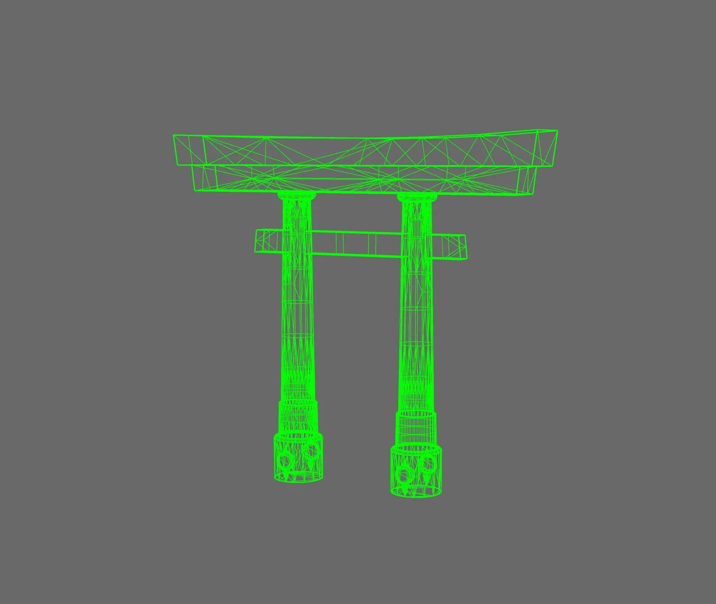 Cyber Samurai Back Pack Addon Shinto Arch A