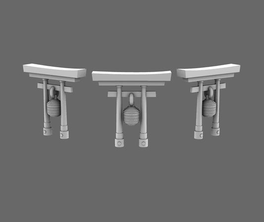 Cyber Samurai Back Pack Addon Shinto Arch C