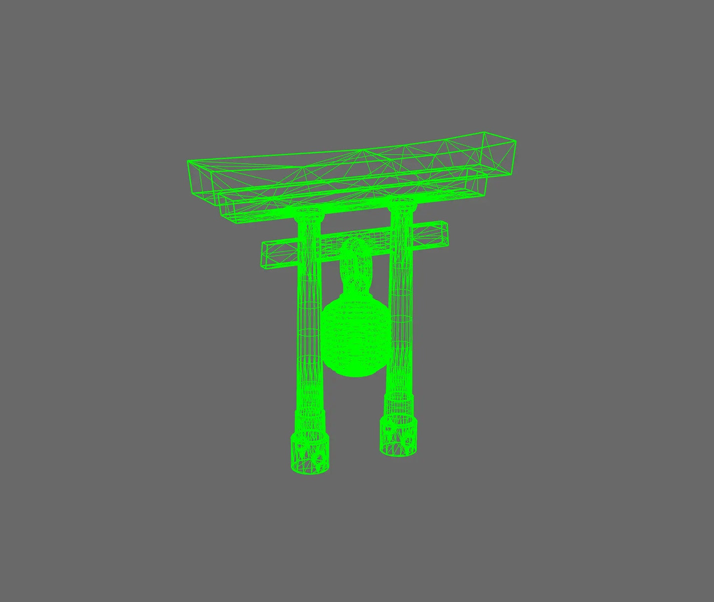 Cyber Samurai Back Pack Addon Shinto Arch C