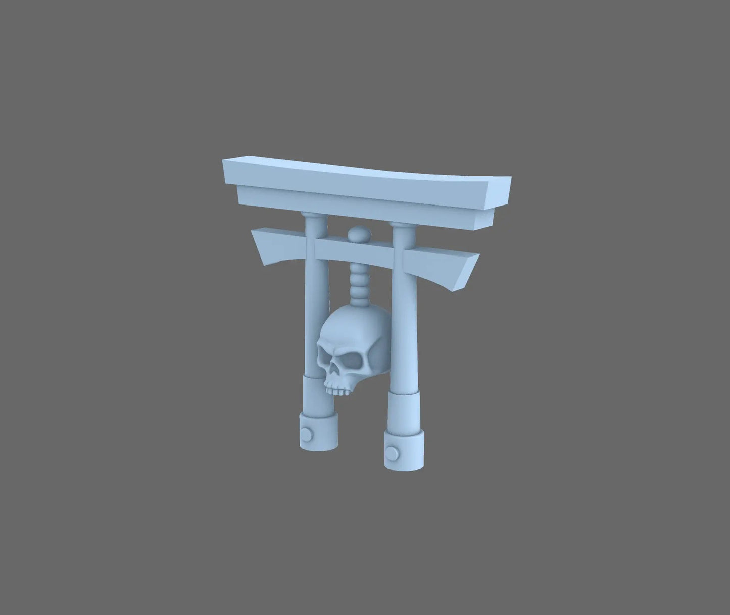 Cyber Samurai Back Pack Addon Shinto Arch D