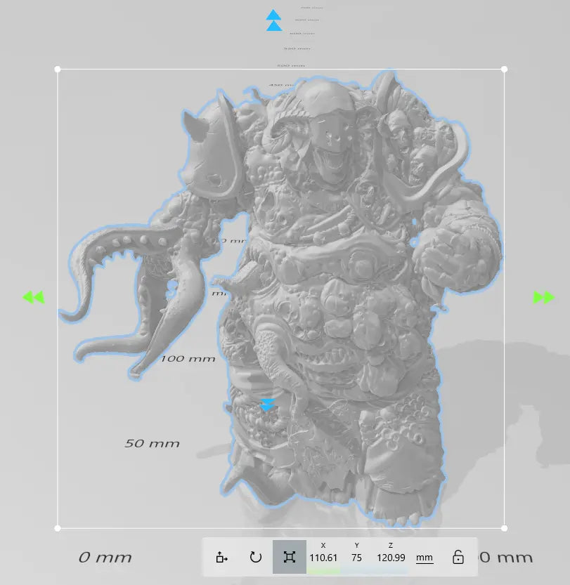 Diseased Horror by 3DArtGuy 32mm scale, 120mm, Miniature War Gaming Figure, Unclean Proxy My Store