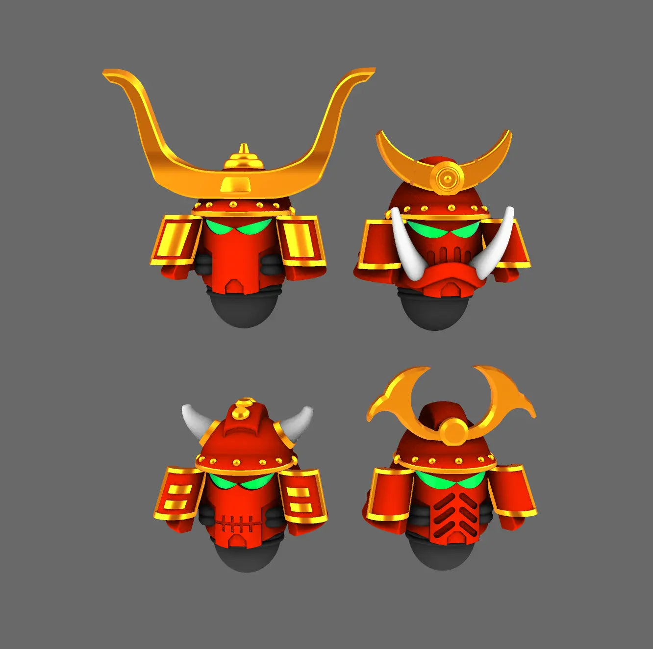 Cyber Samurai V10K Samurai Helmets