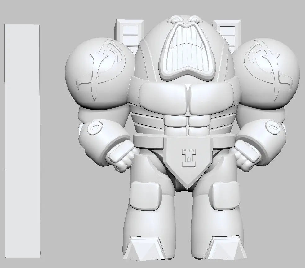 Terry the Psycho Warrior by 3DArtGuy 32mm scale, 50mm, Miniature War Gaming Figure, Grim Dark, Space, Proxy, Space King My Store