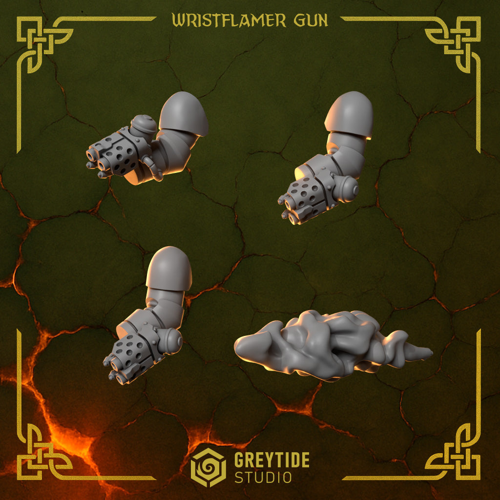 Anvil Wardens by GreyTide Studio – Wristflamer gun