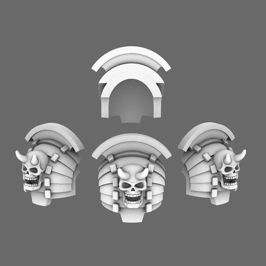 Cyber Samurai DV4 Bushi Shoulder Pads Type D