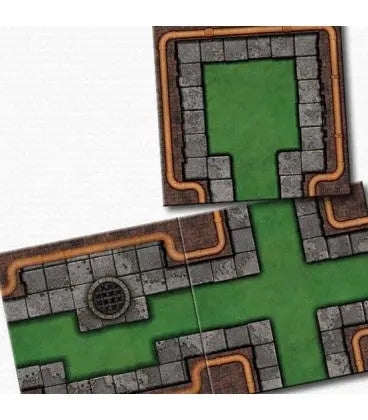 Digital Forge: Abandoned Sewers - Modular Terrain Tiles