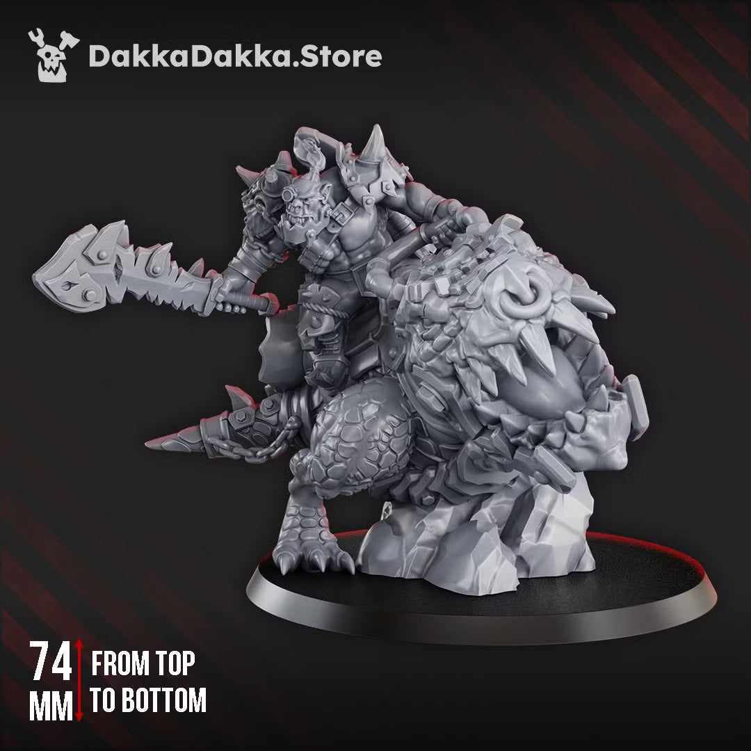 Arzott Da Toot on Supahog by DakkaDakka – Resin Printed Ork Rider