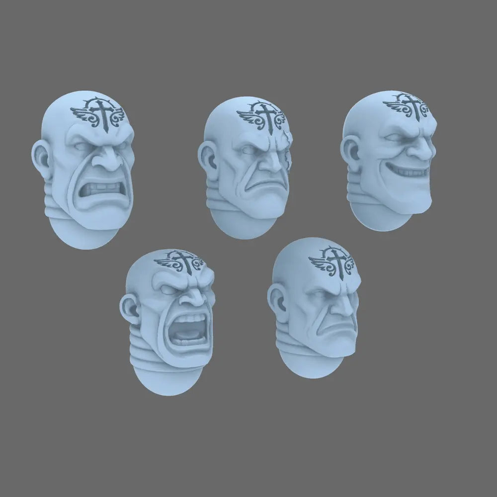 Arthurian Knights V10 Faithful Exposed Heads