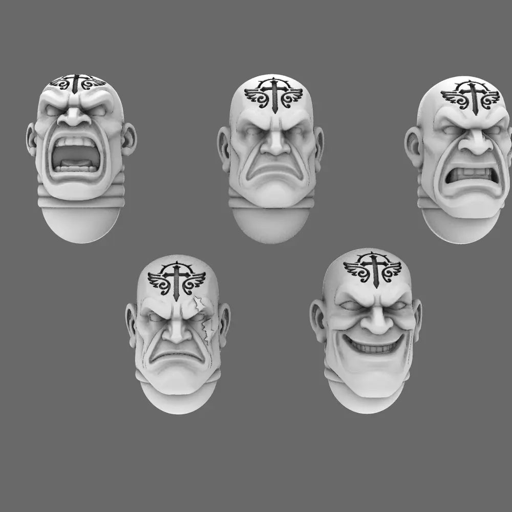 Arthurian Knights V10 Faithful Exposed Heads