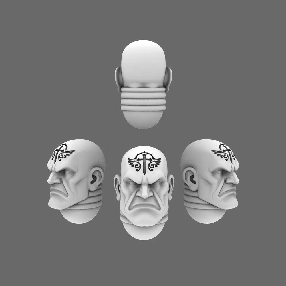 Arthurian Knights V10 Faithful Exposed Heads