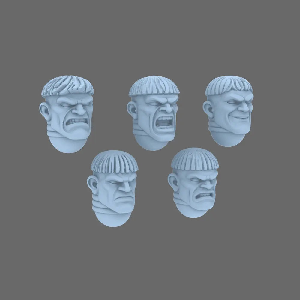 Arthurian Knights V10 Squire Heads