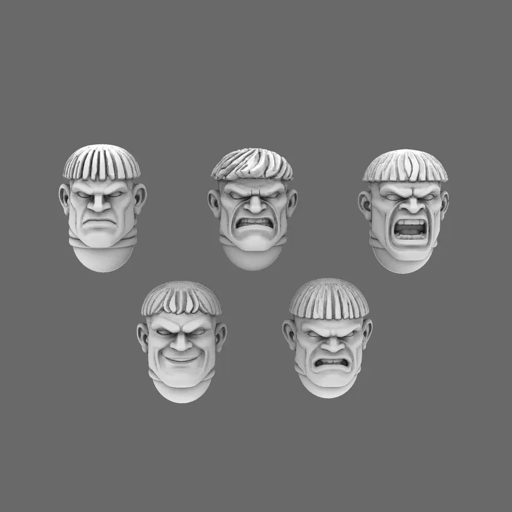 Arthurian Knights V10 Squire Heads