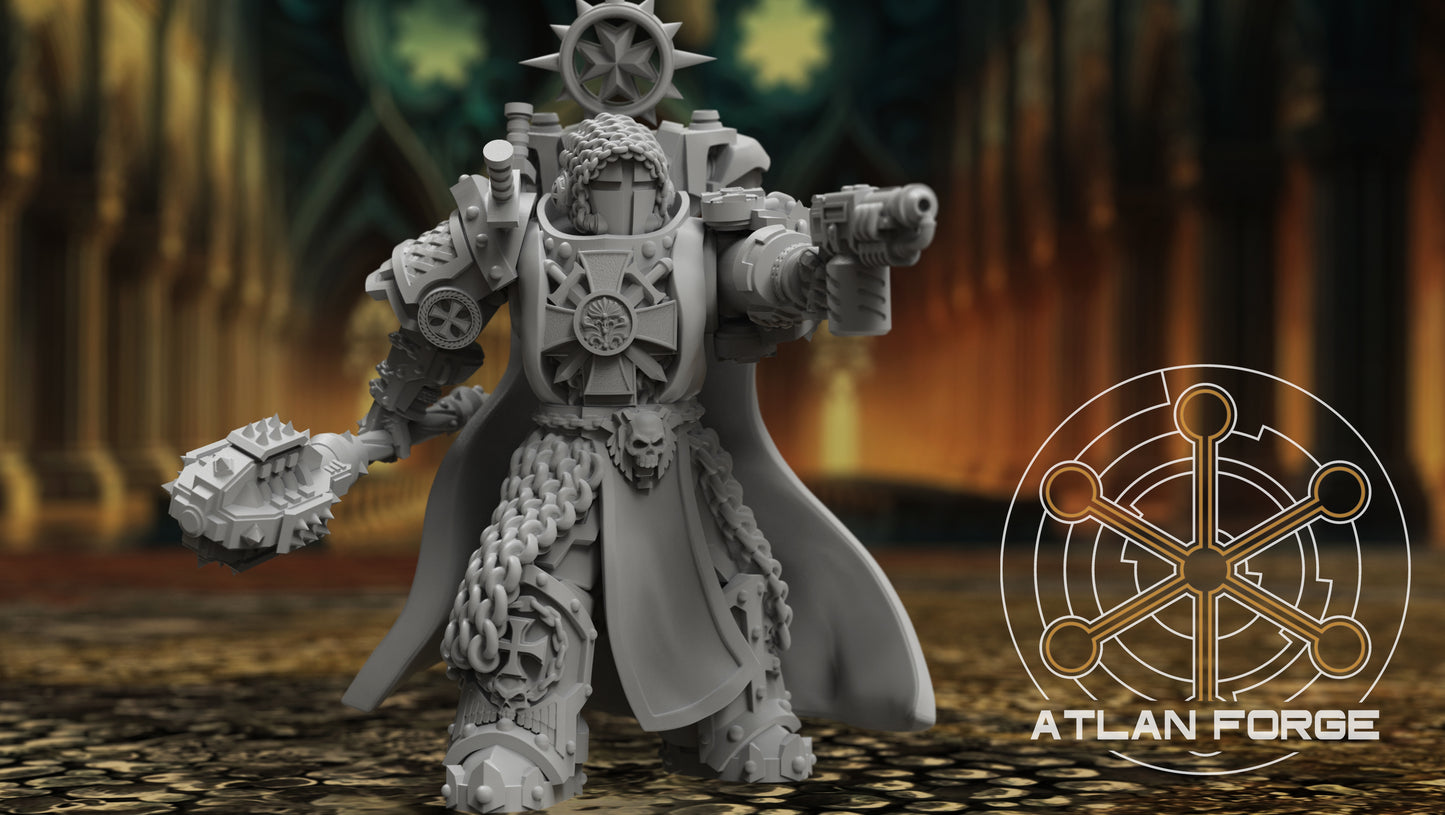 Templar Argenta by Atlan Forge – 5-Man Modular Resin Printed Grimdark Squad (28/32mm)