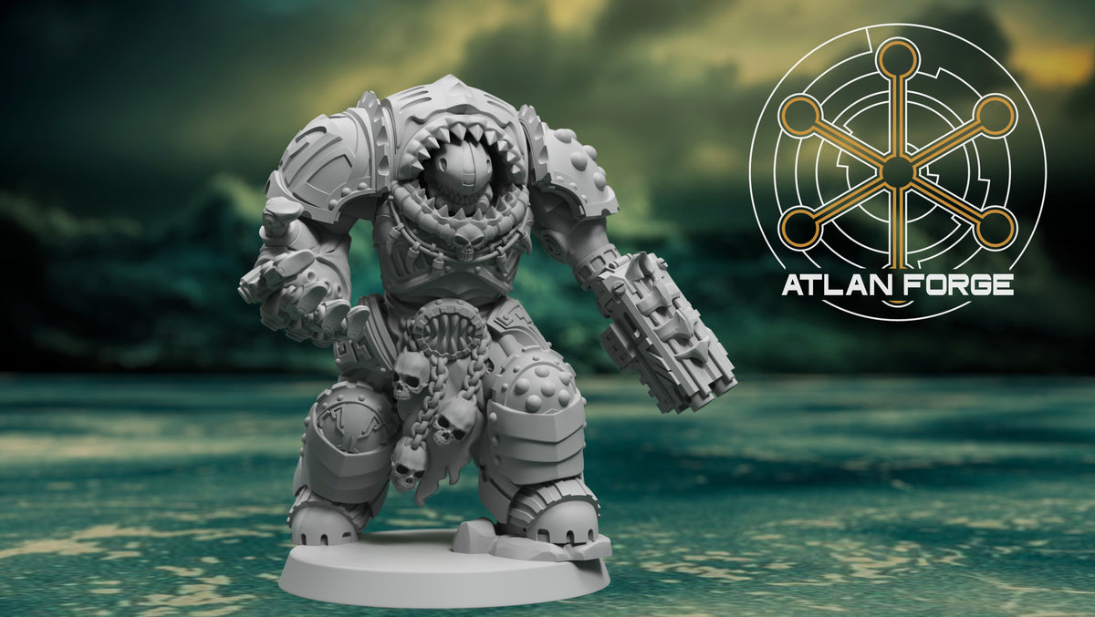 Wai Toa Roroa Captain by Atlan Forge | Heroic Scale Resin Printed Miniature (45mm Tall)
