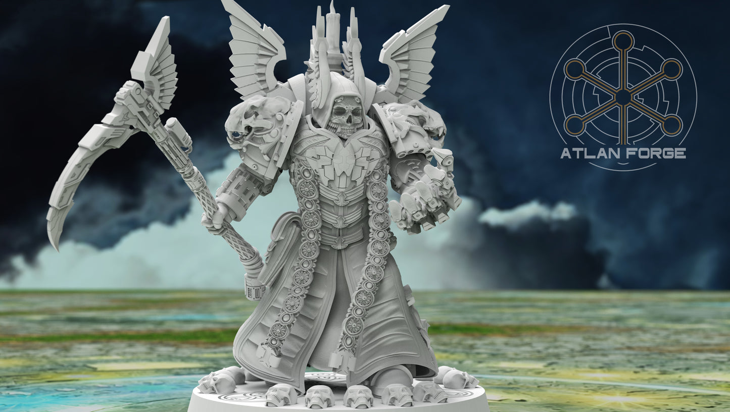 Angelic Soul Reaper by Atlan Forge - Resin Printed Grimdark Mini (28/32mm)