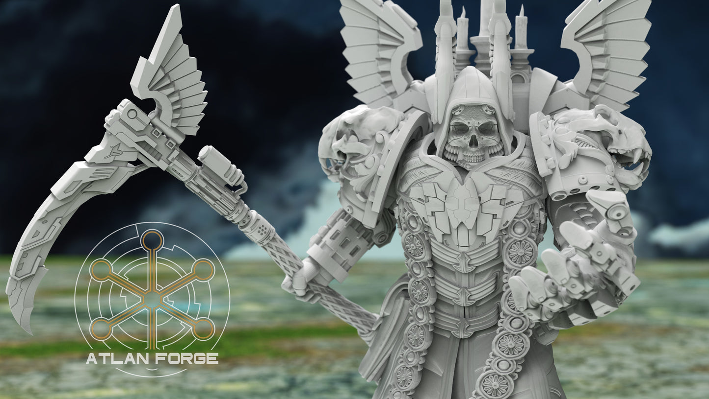 Angelic Soul Reaper by Atlan Forge - Resin Printed Grimdark Mini (28/32mm)