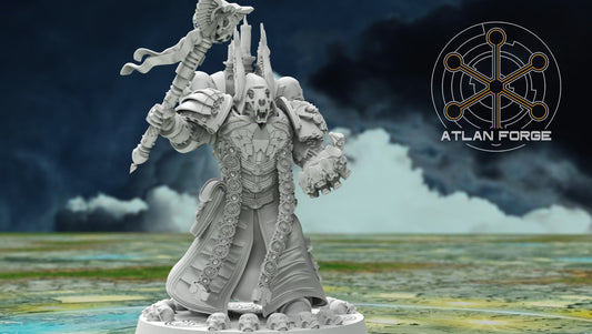 Angelic Soul Reaper by Atlan Forge - Resin Printed Grimdark Mini (28/32mm)