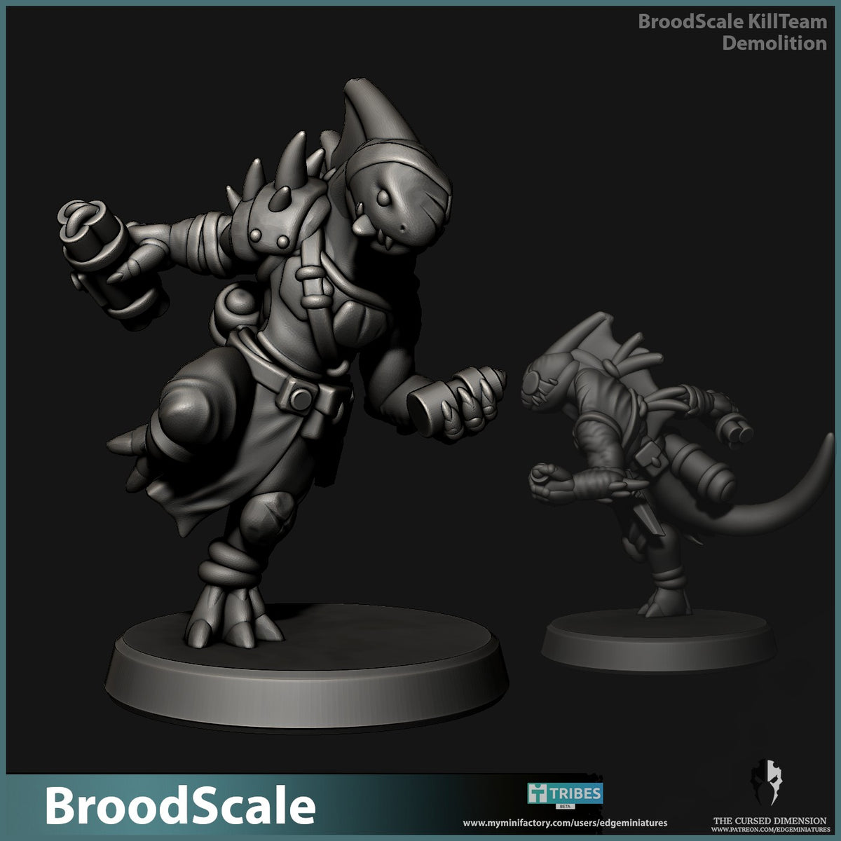 BroodScale Killteam by Edge Miniatures – the Demolition specialist