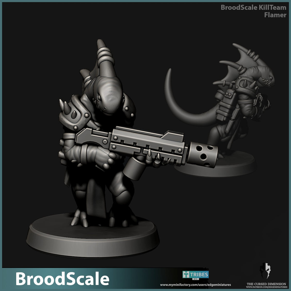 BroodScale Killteam by Edge Miniatures – the Flamer