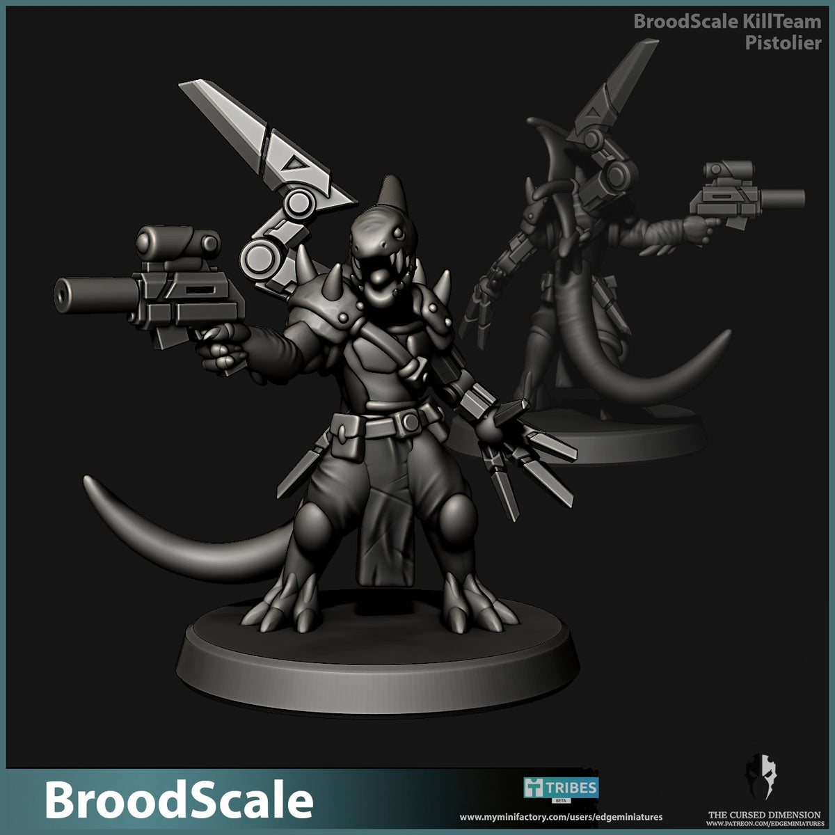 BroodScale Killteam by Edge Miniatures – the Pistolier