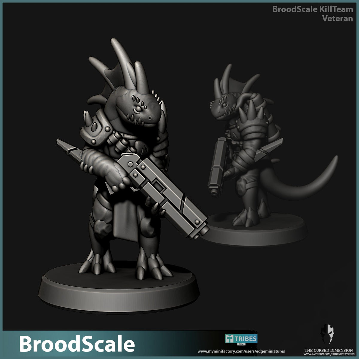BroodScale Killteam by Edge Miniatures – the Veteran