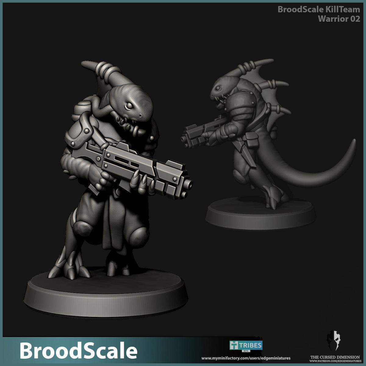 BroodScale Killteam by Edge Miniatures – Warrior 2