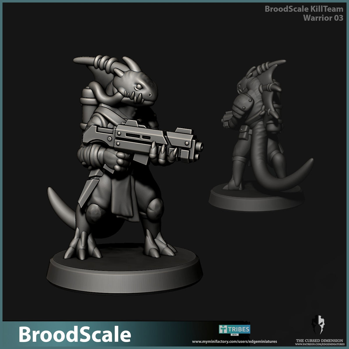 BroodScale Killteam by Edge Miniatures – Warrior 3