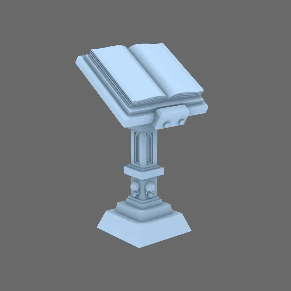 BWTF Scenics Library Lectern - Gothic Reading Stand Scatter Terrain for 28mm Models