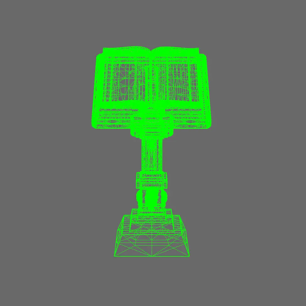 BWTF Scenics Library Lectern - Gothic Reading Stand Scatter Terrain for 28mm Models