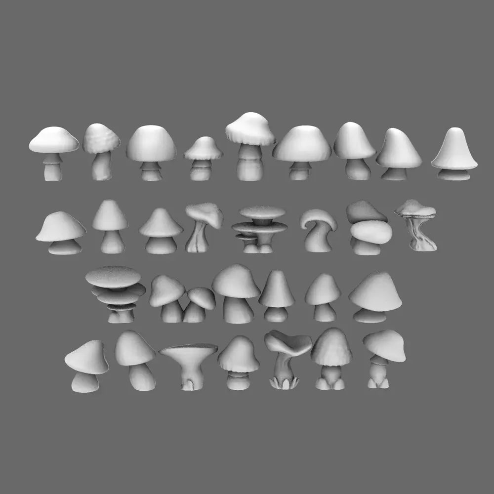 BWTF Scenics Mushroom Basing Accessories X30