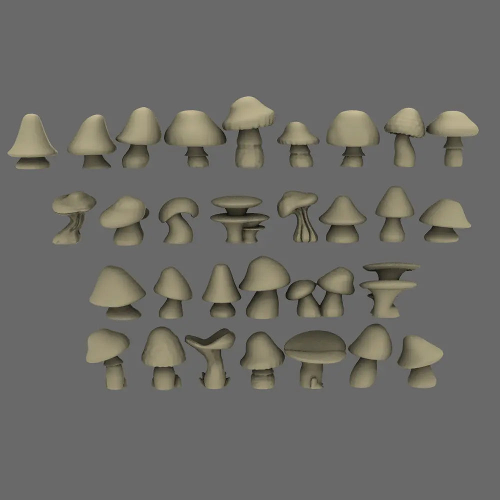 BWTF Scenics Mushroom Basing Accessories X30