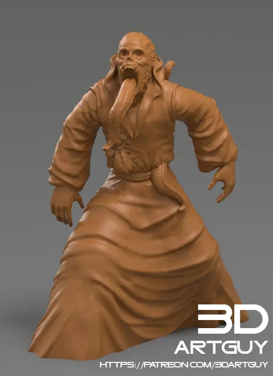Diseased Horror by 3DArtGuy 32mm scale, 120mm, Miniature War Gaming Figure, Unclean Proxy My Store