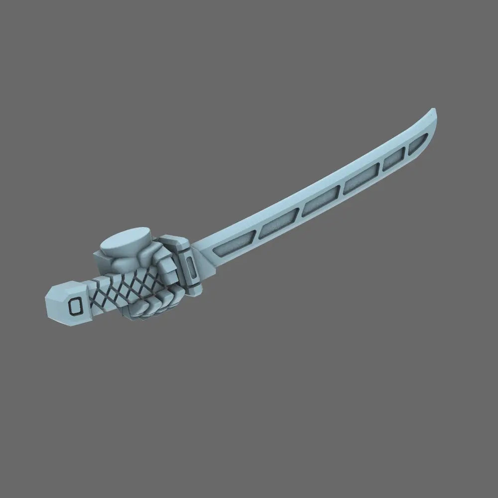 Cyber Samurai Techno Katana Type A LEFT X 10