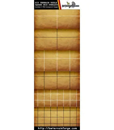 Copy of Digital Forge: DIY Templates - Square Grid Overlays