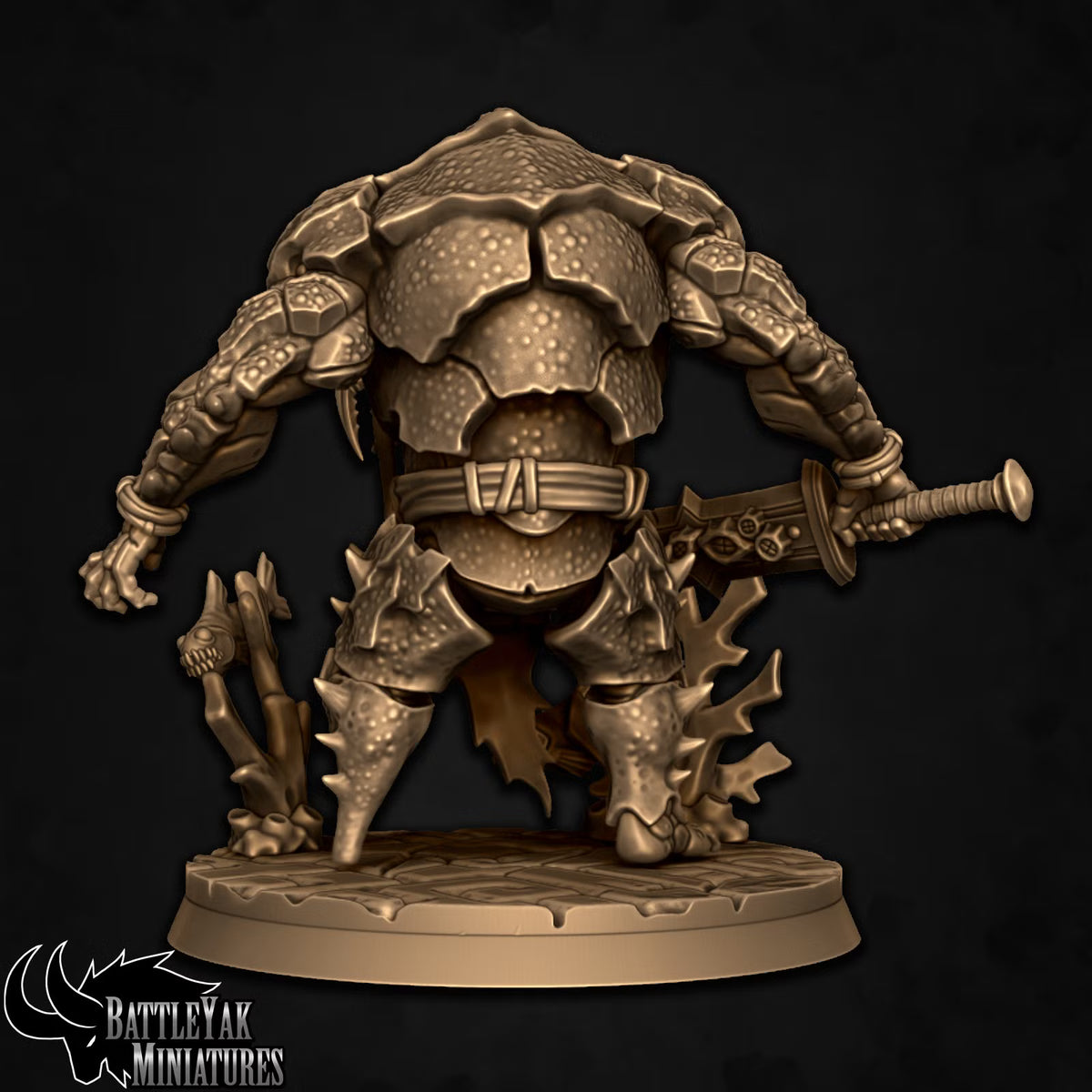 Byssjr Einherjar C by Battle Yak Miniatures | Heroic Scale Resin Printed Miniature (45mm Tall)
