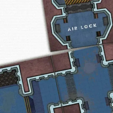 Digital Forge: Gamza Base 69 - Space Station Themed Modular Terrain Tiles